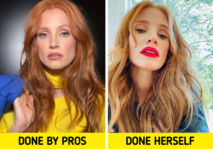 What 12 Celebrities Look Like With Makeup Done by Professionals and Themselves (We’re Not Sure Which One’s Best)