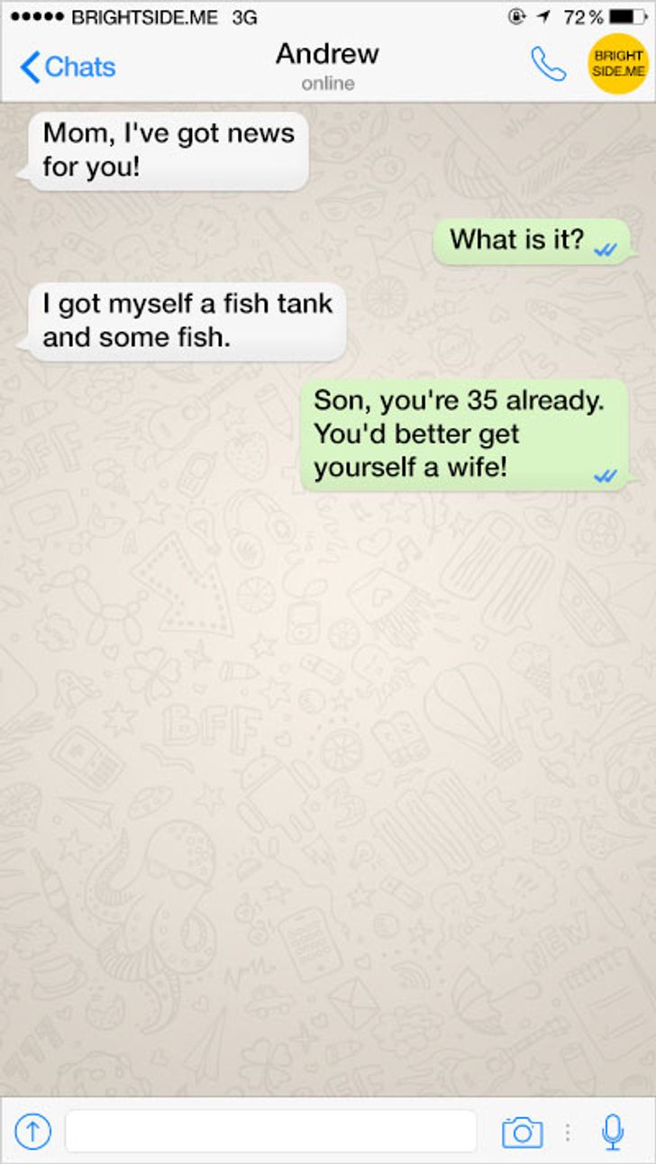 Ten texts from our infinitely loving parents