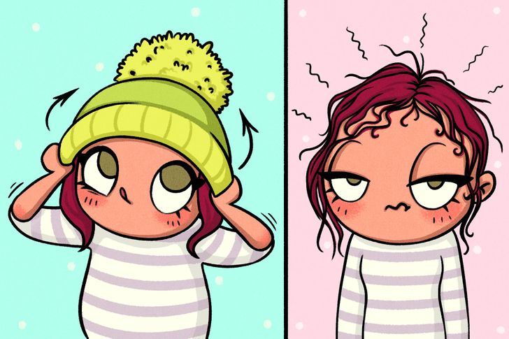 15 Live Comics About How Difficult Girls’ Life in Winter Is