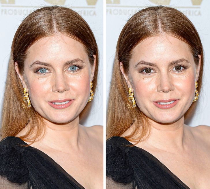 How 20 Blue-Eyed Celebrities Would Look With Brown Eyes