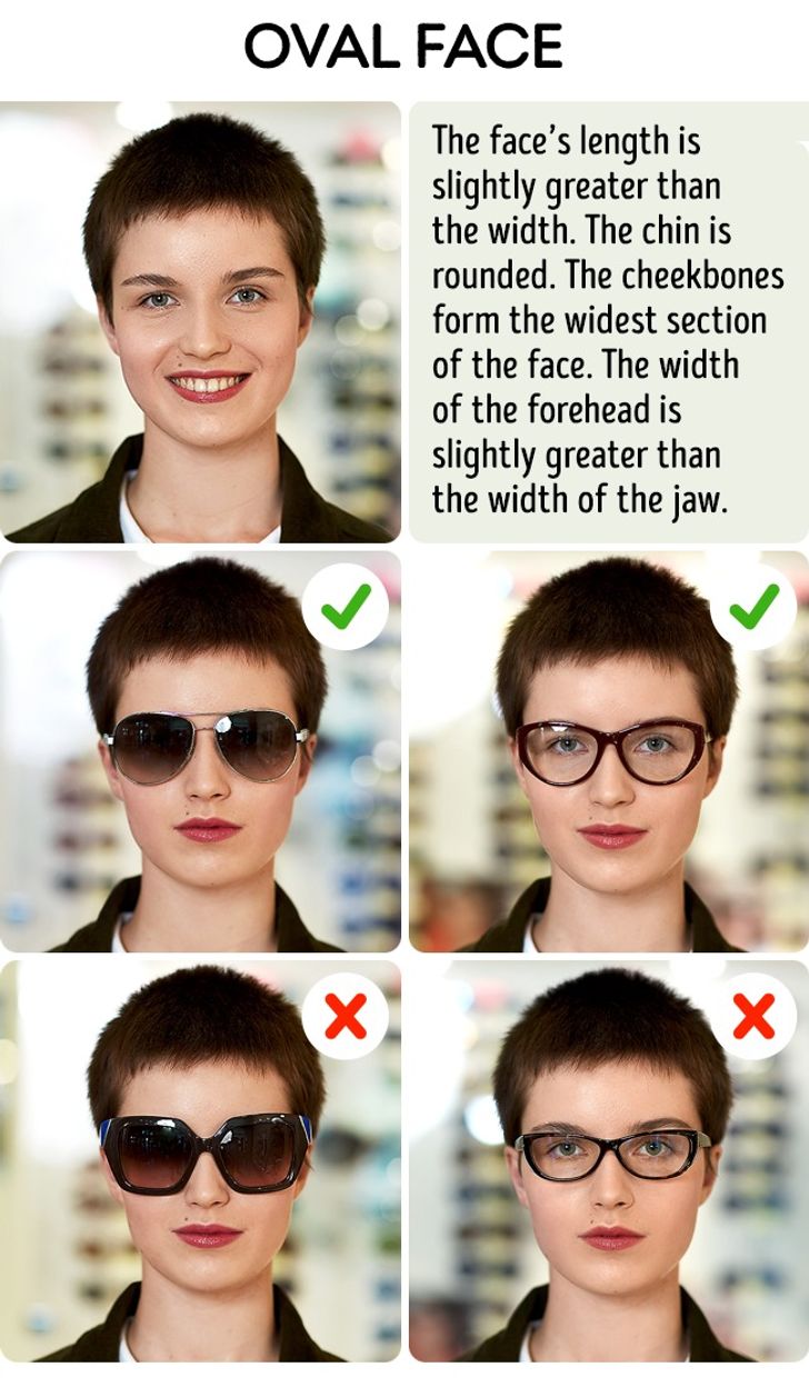 Sunglasses to store suit oval face