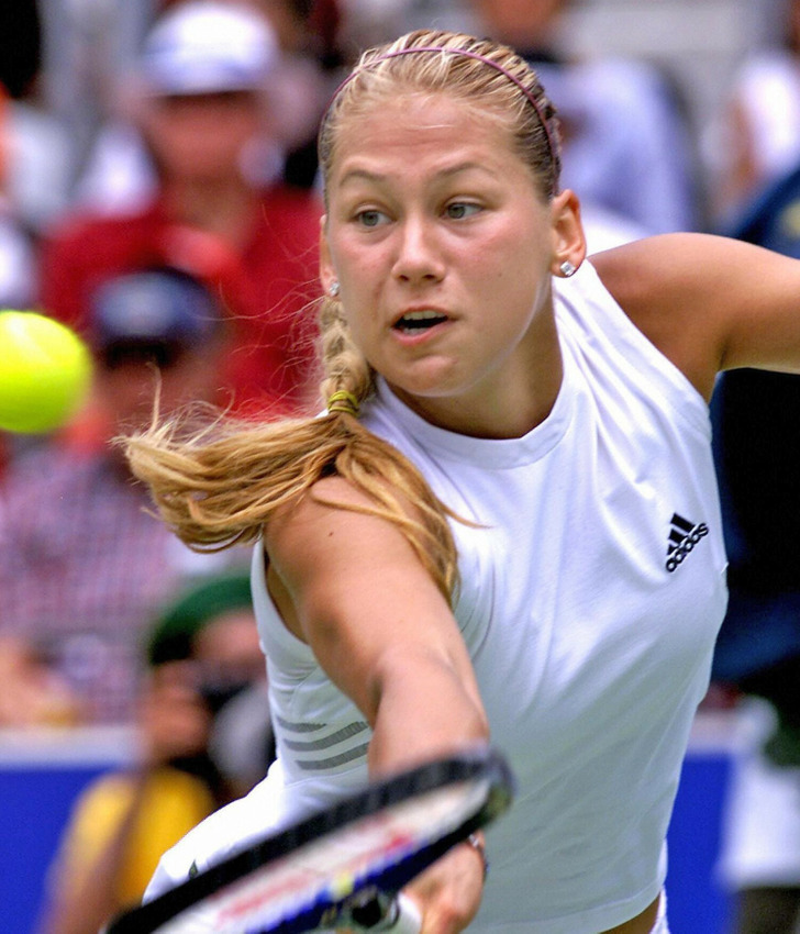 Anna Kournikova through the years