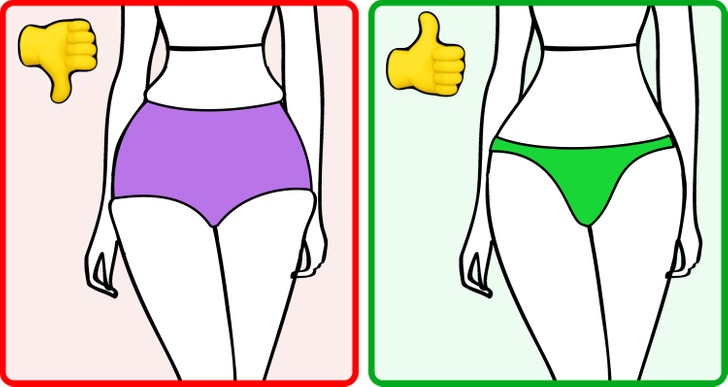 Choose the right knickers to suit your body type and you can