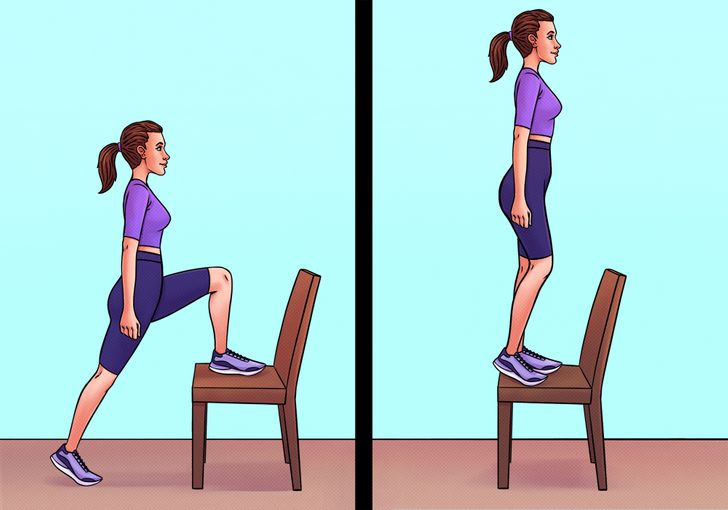 Invisible chair online workout