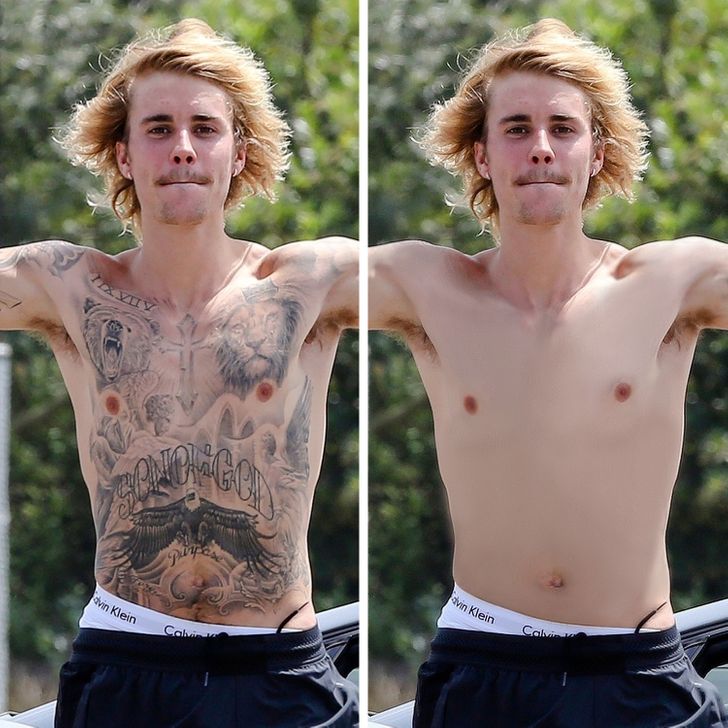 What These 15 Celebs Look Like Without Their Unique Tattoos  Bright Side