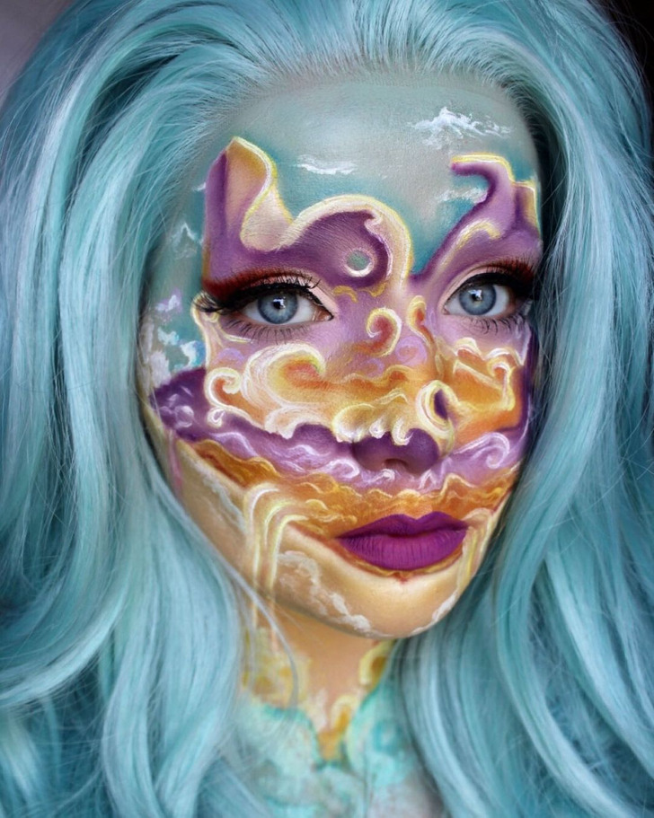 Makeup Artist Uses Her Face as a Canvas to Create Masterpieces That We ...