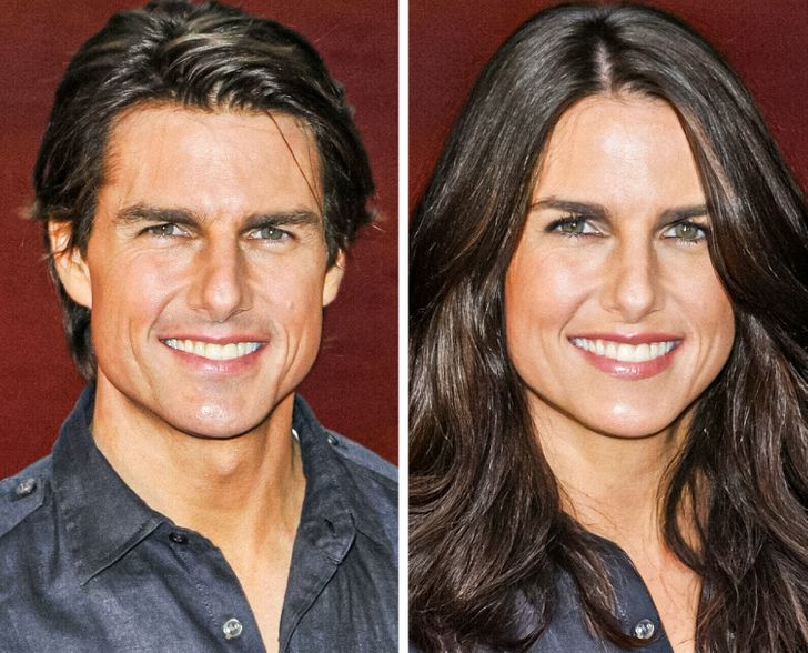 Tom Cruise as a woman