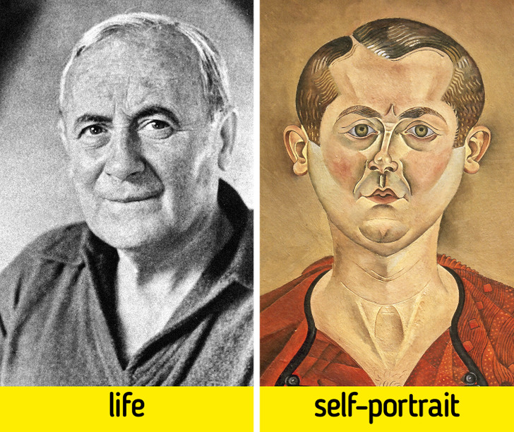 What 16 Famous Painters Looked Like in Their Self-Portraits and in Real Life