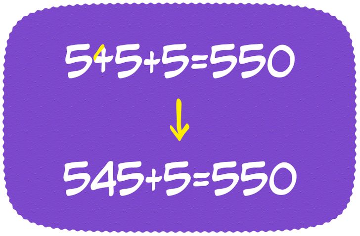 Draw on line to make the equation correct answer