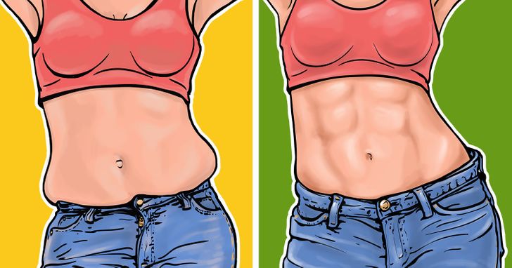 7 Flat Belly and Thin Waist Exercises You Can Even Do While Sitting Down /  Bright Side