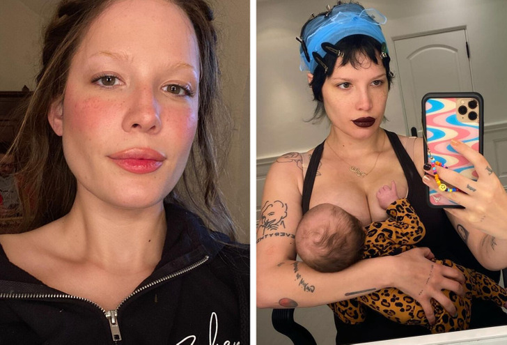 It's So Full of Antioxidants,” Halsey Revealed Using Her Own Breast Milk in  Her Skincare Routine / Bright Side