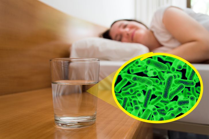 Why you should put a glass of water under the bed at night