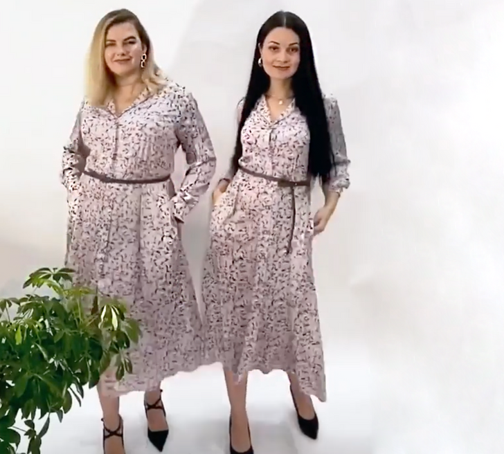 2 Girls of Different Shapes Tried on the Same Clothes and Proved That Style Doesn’t Depend on Size