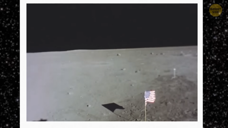 All Flags on the Moon Are Now Completely White but Why / Bright Side
