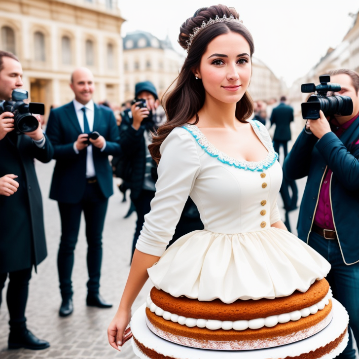 A Baker Made a 300-Pound Wearable Cake Dress and Set a New World Record