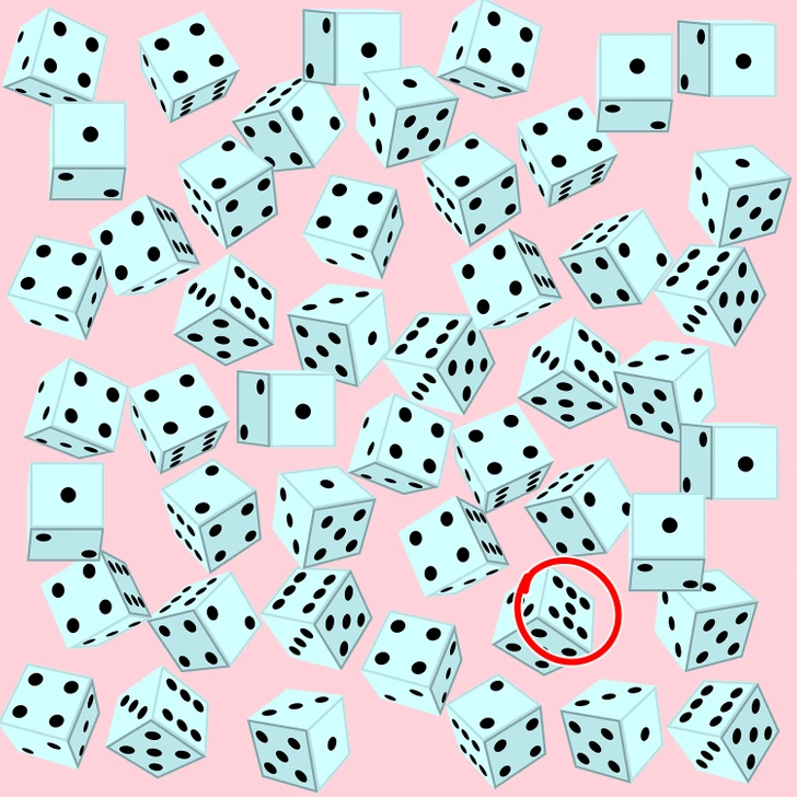 brain teaser dice picture solution