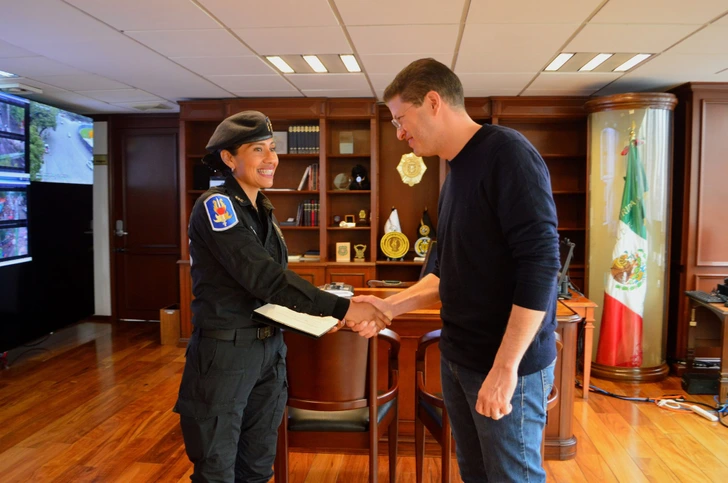 She was summoned to Mexico City’s security headquarters by Secretary Pablo Vázquez Camacho. 
