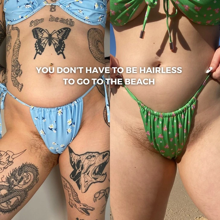 'You don't have to be hairless to wear a bikini,' 2 women claim and a debate ensues