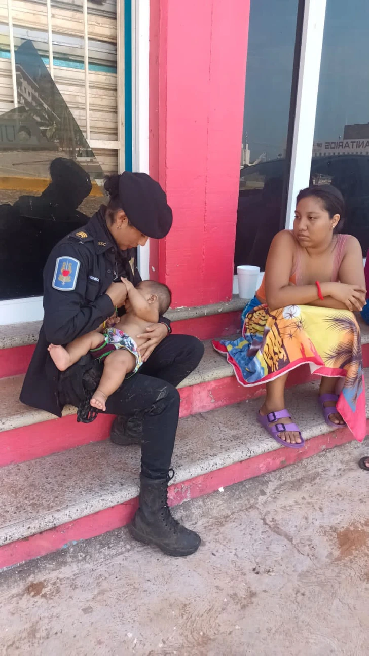 This incident where a police officer breastfeeds a baby is more than a momentary headline. 